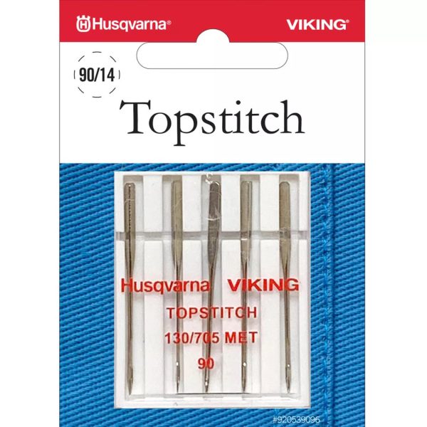 Husqvarna Viking Sewing Machine Topstich 90 Needles 5 Pack