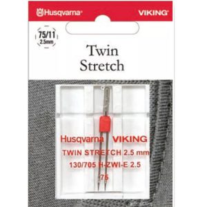 Husqvarna Viking Sewing Machine Stretch Twin 2.5mm 75 Needle