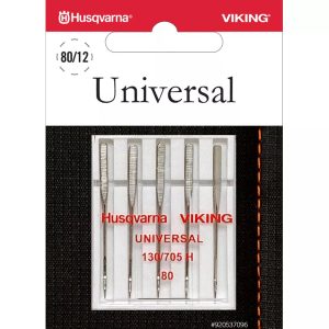 Husqvarna Viking Sewing Machine Universal 80 Needles 5 Pack