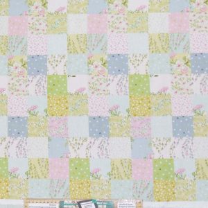 Patchwork Quilting Sewing Fabric Playful Spring Patch 50x55cm FQ