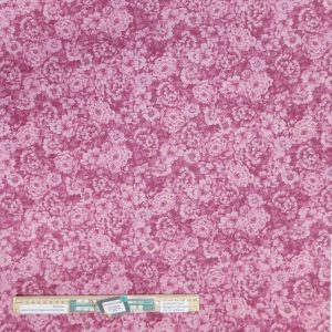Quilting Patchwork Sewing Fabric Adelaide Blush Floral 50x55cm FQ