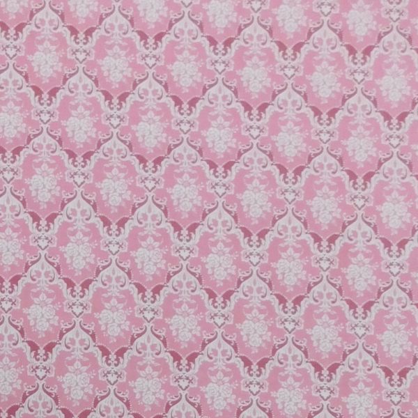 Quilting Patchwork Sewing Fabric Quilt Gate Pink Tile 50x55cm FQ