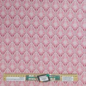Quilting Patchwork Sewing Fabric Quilt Gate Pink Tile 50x55cm FQ