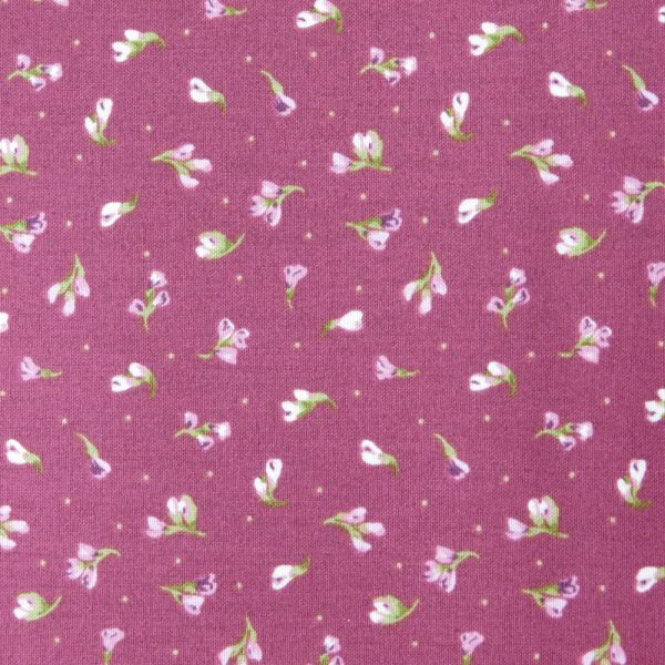 Quilting Patchwork Sewing Fabric Vintage Floral Rose 50x55cm FQ