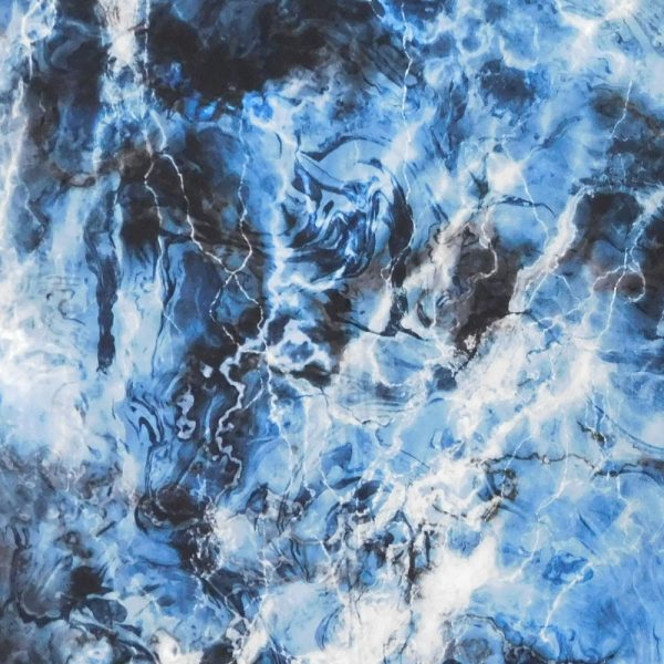 Quilting Patchwork Sewing Fabric Marbled Navy 50x55cm FQ