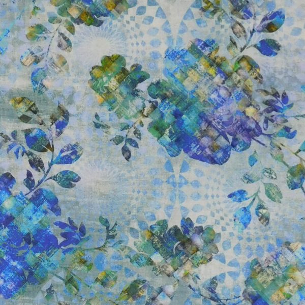 Quilting Patchwork Sewing Fabric Halcyon Blue 50x55cm FQ