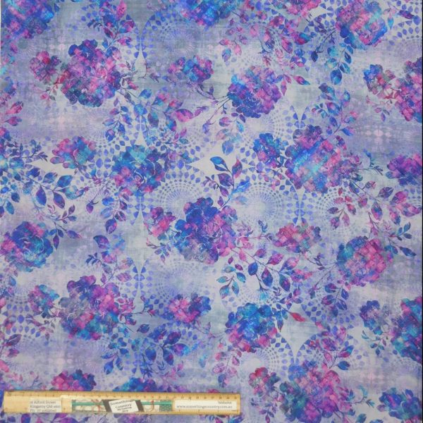 Quilting Patchwork Sewing Fabric Halcyon Purple 50x55cm FQ