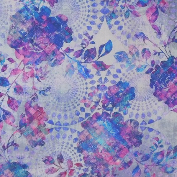Quilting Patchwork Sewing Fabric Halcyon Purple 50x55cm FQ