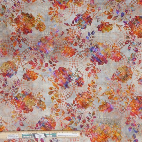 Quilting Patchwork Sewing Fabric Halcyon Rust 50x55cm FQ