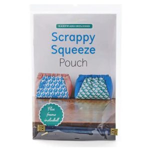 Zakka Quilting Sewing Scrappy Squeeze Pouch Pattern Kit