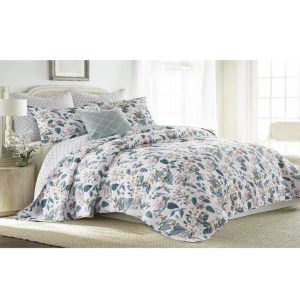 French Country Patchwork Bed Quilt Bellamy Coverlet Assorted Sizes