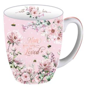 Coffee or Tea Cup Nan You Are So Loved Pink Mug Mothers Day