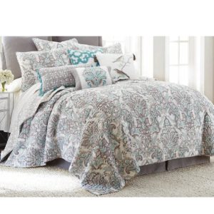 French Country Patchwork Bed Quilt Mayfair Coverlet Assorted Sizes