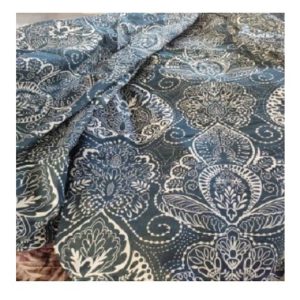 French Country Patchwork Bed Quilt Night Reflection Coverlet Throw