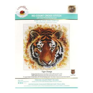 Ladybird No Count X Cross Stitch Tiger Charge Kit