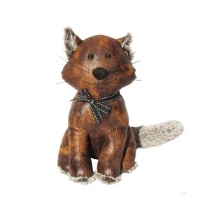 French Country Vintage Weighted Billy the Cat Door Stopper