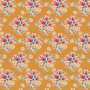 Quilting Fabric TILDA Creating Memories Lulu Saffron 50x55cm FQ