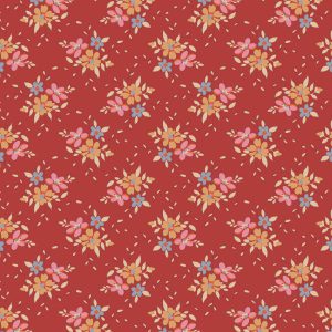 Quilting Fabric TILDA Creating Memories Frida Red 50x55cm FQ