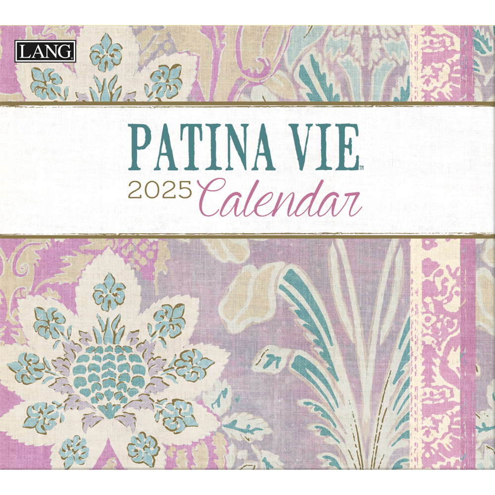 Lang 2025 Calendar Patina Vie Calender Fits Wall Frame