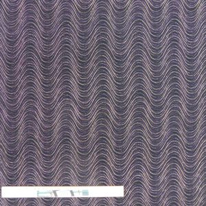 Quilting Patchwork Sewing Fabric Black Waves 50x55cm FQ