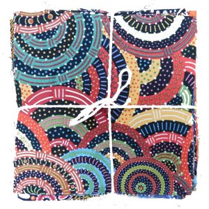 Quilting Charm Pack Patchwork Aboriginal Theme Prints 5 Inch 25 Pack