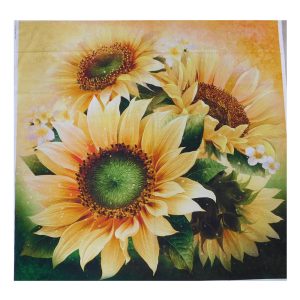 Patchwork Quilting Sewing Fabric Giant Sunflower Panel 152x150cm