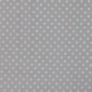 Quilting Patchwork Sewing Fabric Pale Grey Spots 50x55cm FQ