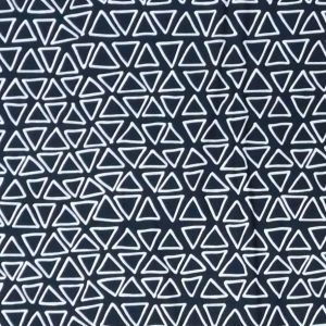 Quilting Patchwork Sewing Fabric Monochrome Triangle Black 50x55cm FQ