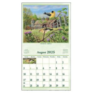 Pine Ridge 2025 Calendar Wings of Nature Calender Fits Wall Frame