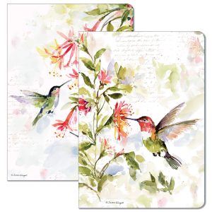 Lang 2 Pack Journals Lined 60 Pages Hummingbird Floral Books
