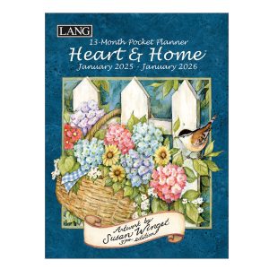 Lang 2025 13 Month Pocket Planner Heart and Home Diary