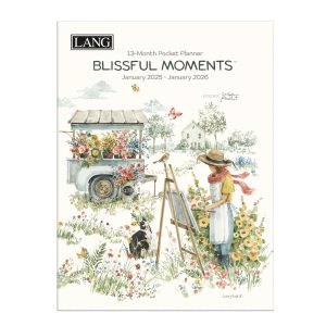 Lang 2025 13 Month Pocket Planner Blissful Moments Diary
