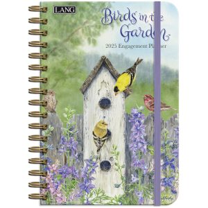 Lang 2025 Spiral Engagement Planner Birds In The Garden Diary