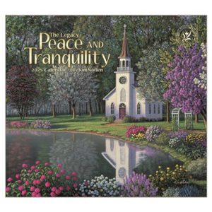 Legacy 2025 Calendar Peace and Tranquility Calender Fits Wall Frame
