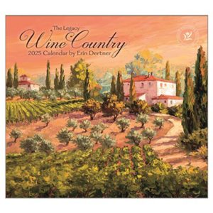 Legacy 2025 Calendar Wine Country Calender Fits Wall Frame
