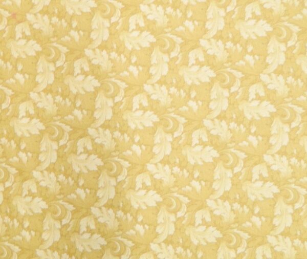 Patchwork Quilting Sewing Fabric MUMS LEAVES Gold Yellow FQ 50x55CM New Material