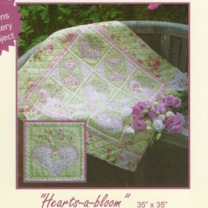 Quilting Sewing Quilt Pattern HEARTS A BLOOM Sally Giblin Rivendale Collection Pattern NEW