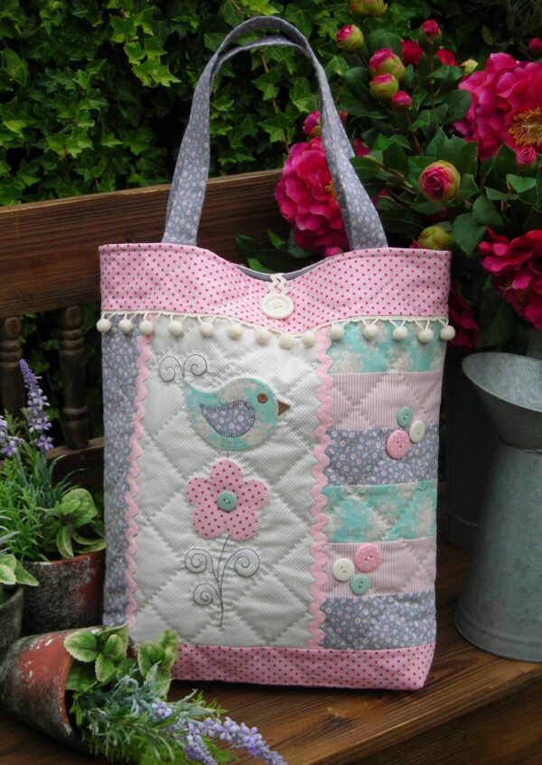 Quilting Sewing Bag Pattern TAIL FEATHER Sally Giblin Rivendale Collection NEW Pattern